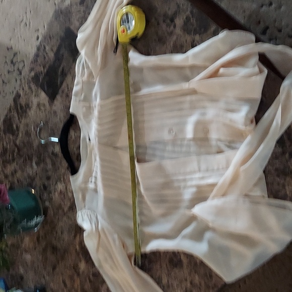 Moda International peach sheer blouse - Picture 4 of 4